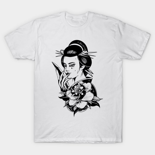 Geisha T-Shirt by uongduythien@gmail.com